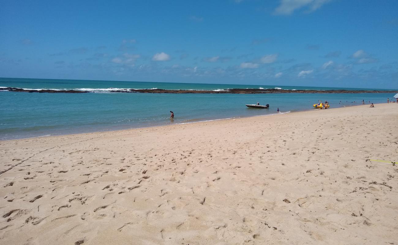 Barra de Sao Miguel Plajı'in fotoğrafı parlak kum yüzey ile