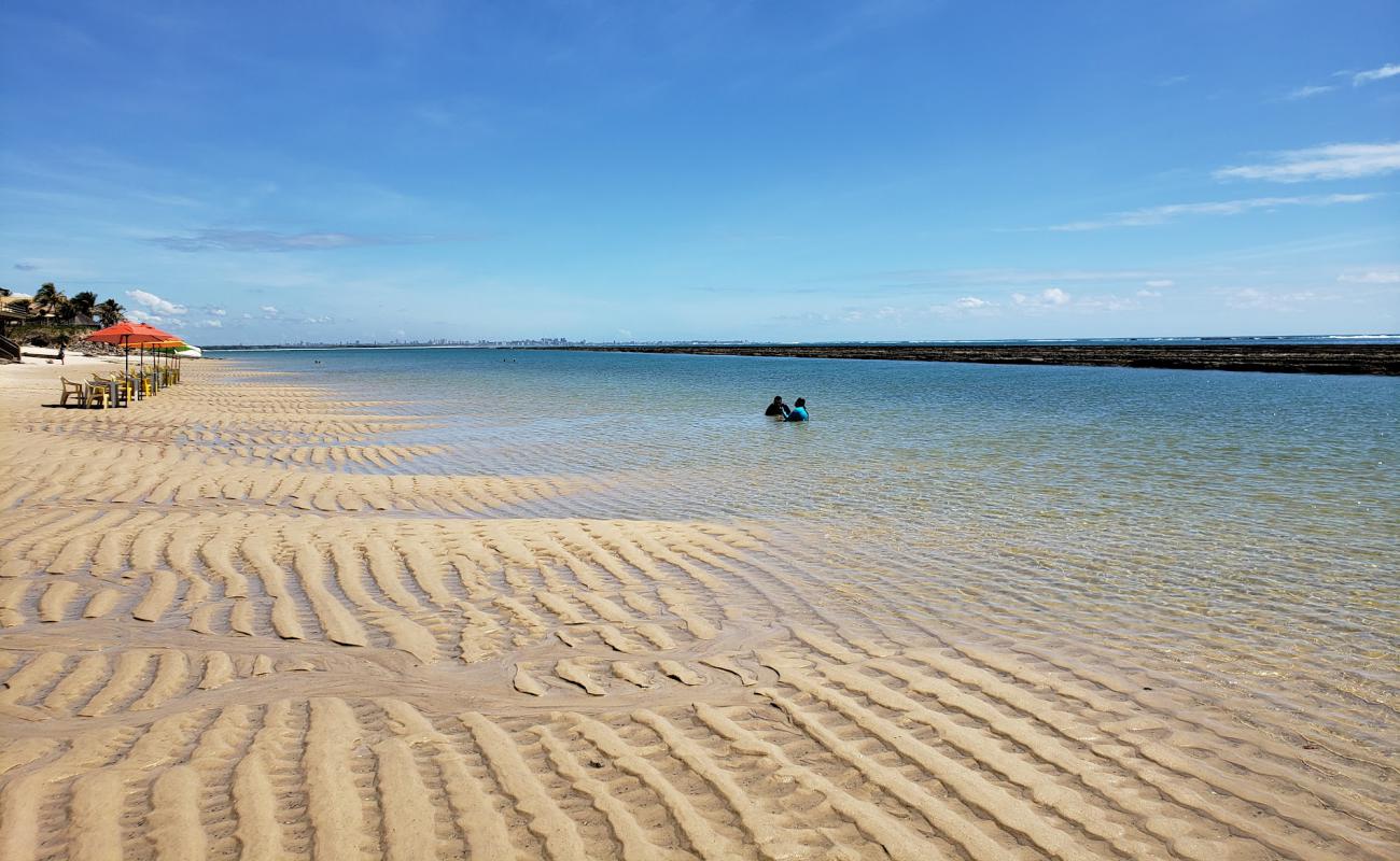 Praia do Saco'in fotoğrafı parlak kum yüzey ile