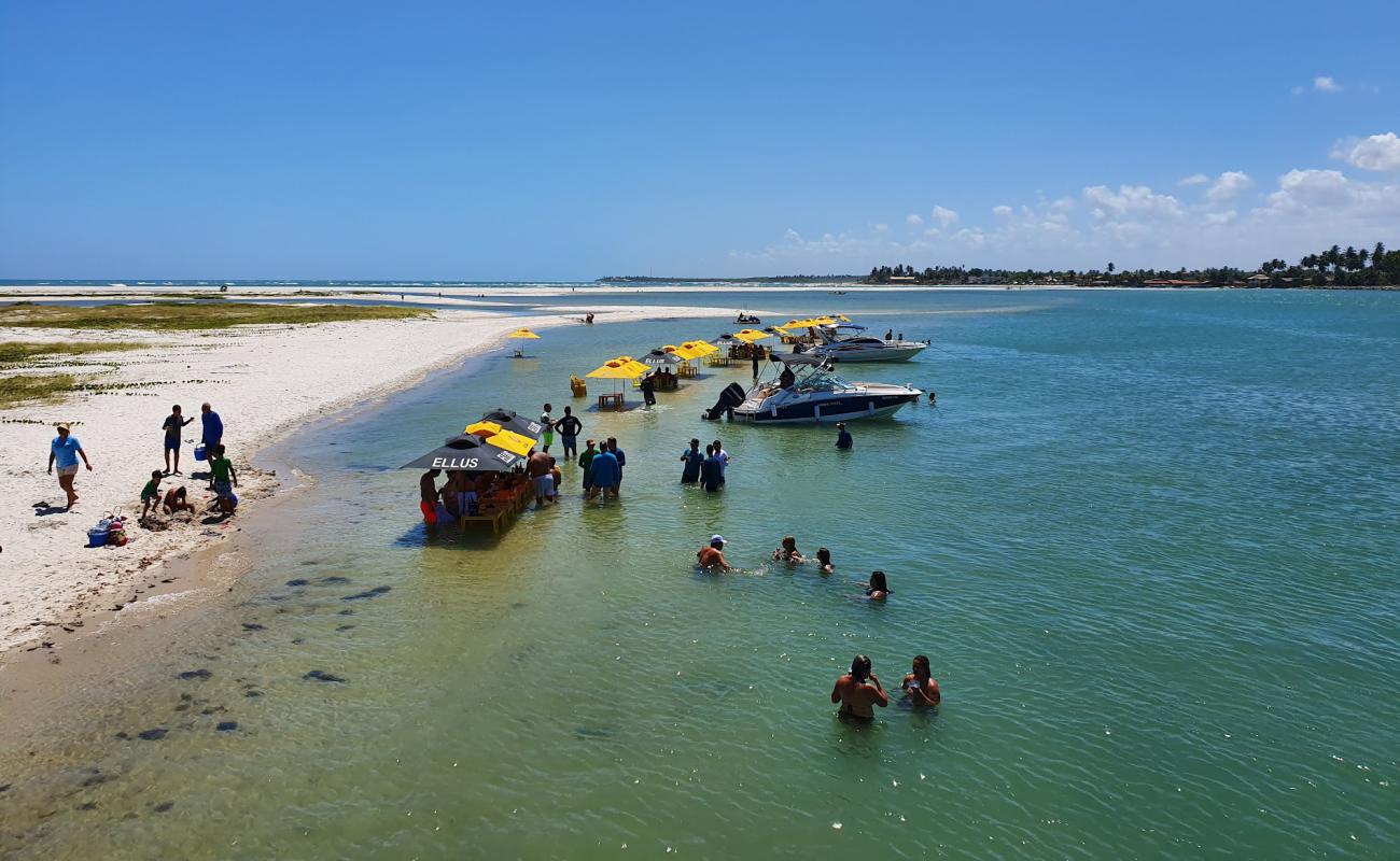 Prainha Ponto de Pesca'in fotoğrafı açık bej kum yüzey ile