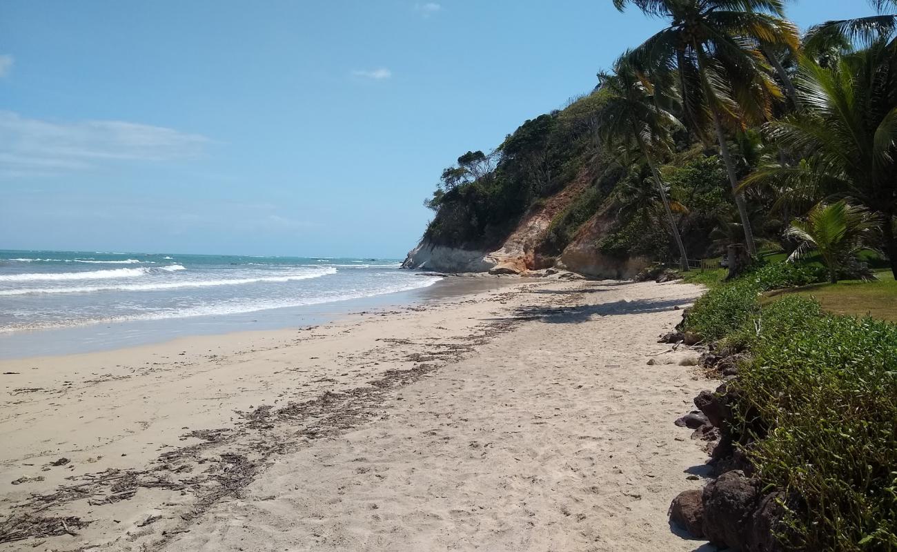 Praia Ponta da Gamela'in fotoğrafı parlak kum yüzey ile