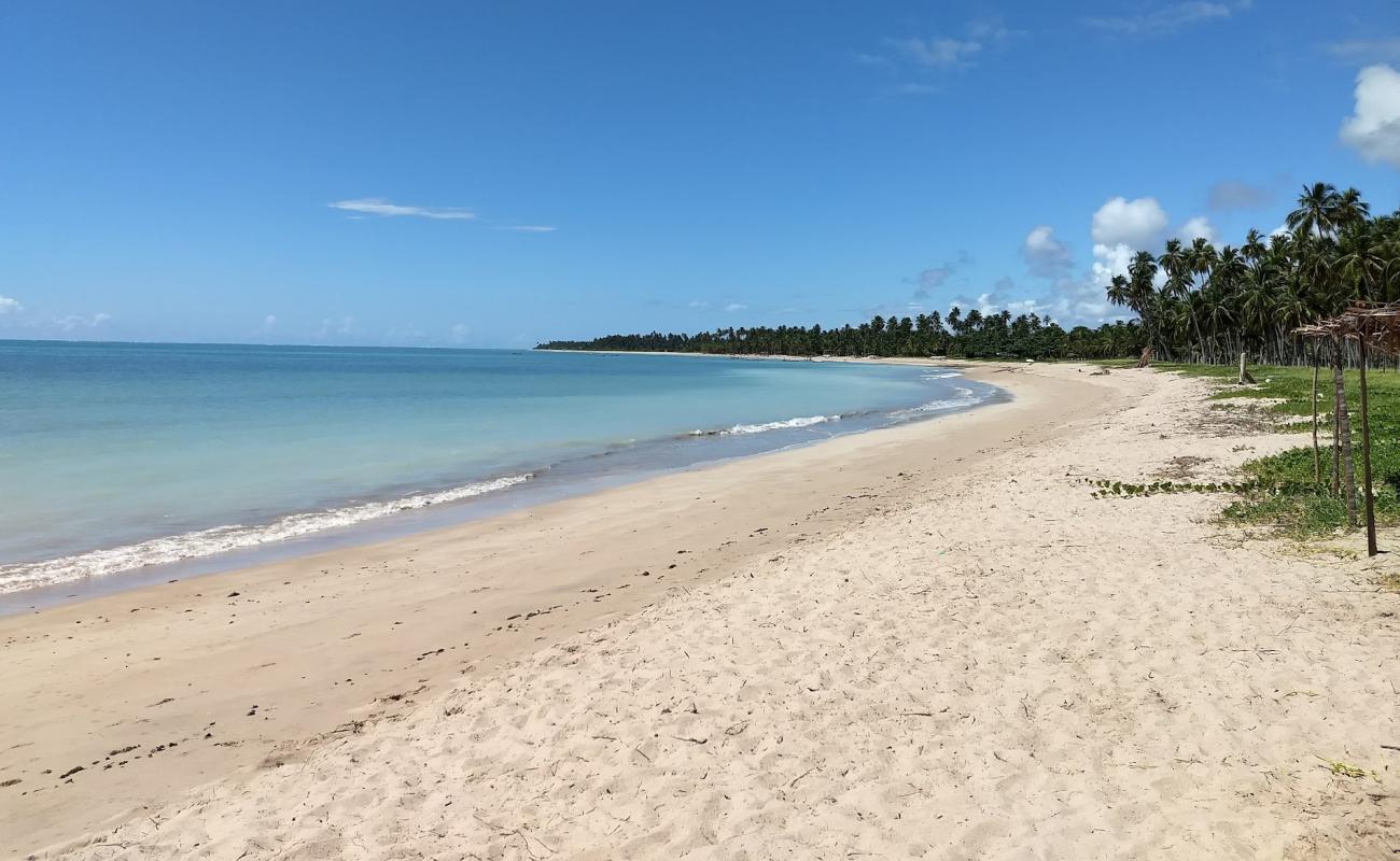 Praia de Lages'in fotoğrafı parlak kum yüzey ile