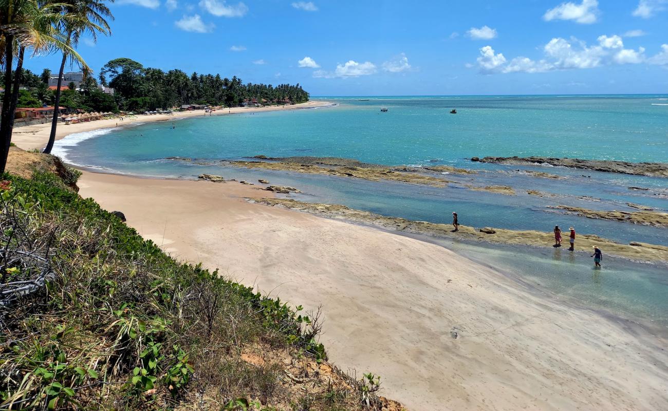 Praia Barreira do Boqueirao'in fotoğrafı açık bej kum yüzey ile