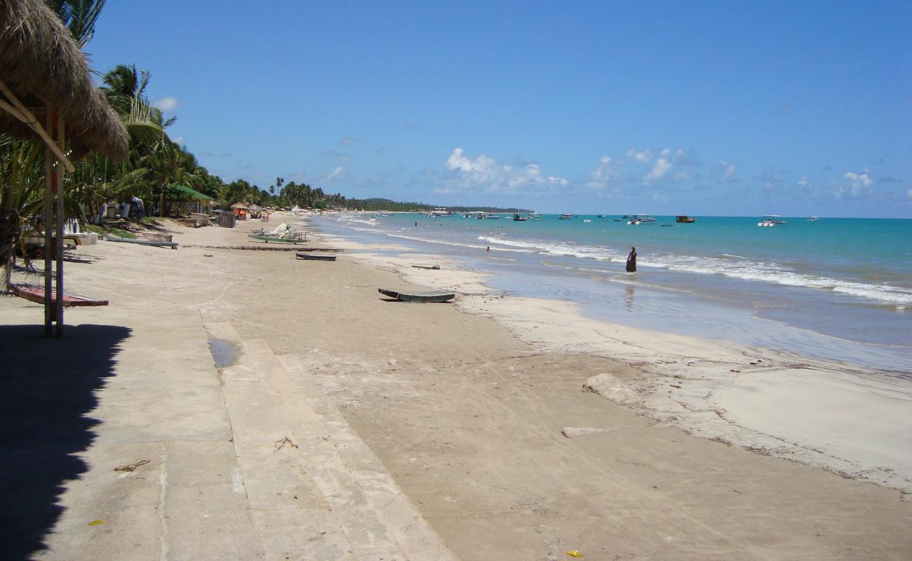 Praia de Maragogi'in fotoğrafı parlak kum yüzey ile