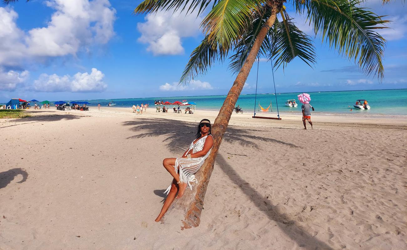 Praia Xareu'in fotoğrafı parlak kum yüzey ile