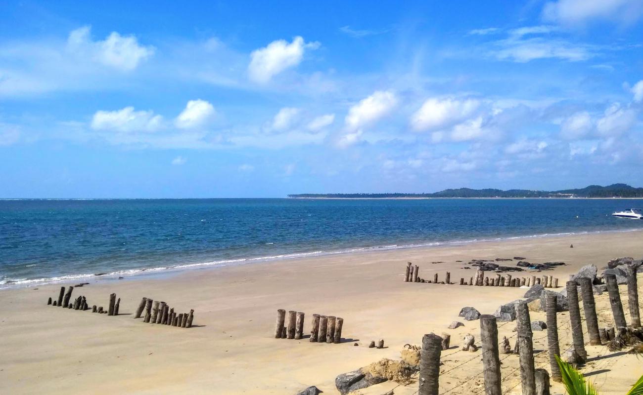 Praia de Aver o Mar'in fotoğrafı açık bej kum yüzey ile