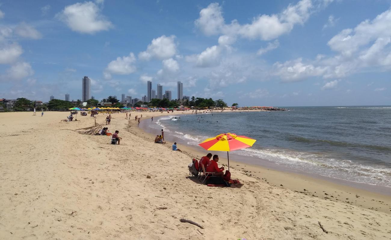 Praia de Barra de Jangada'in fotoğrafı i̇nce bej kum yüzey ile