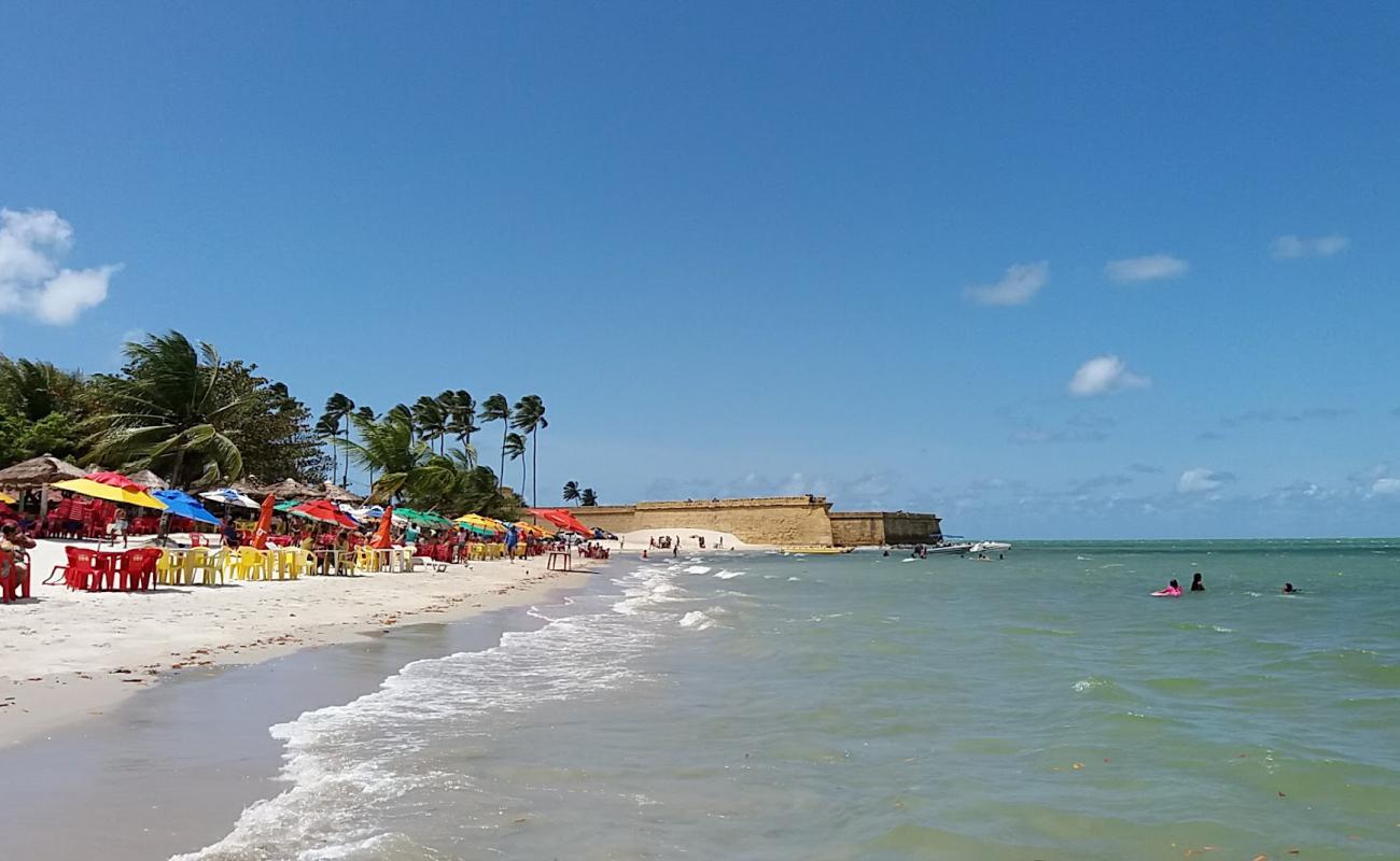 Praia do Forte Orange'in fotoğrafı parlak kum yüzey ile