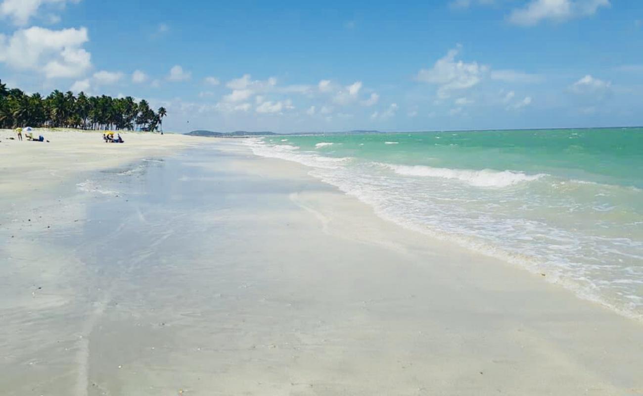 Praia de Jaguaribe'in fotoğrafı parlak kum yüzey ile