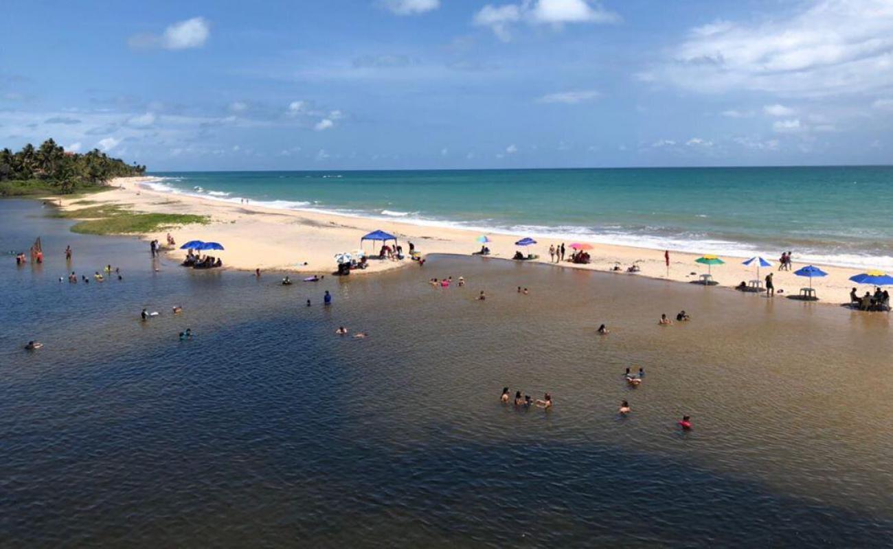 Praia de Tabatinga II'in fotoğrafı parlak kum yüzey ile