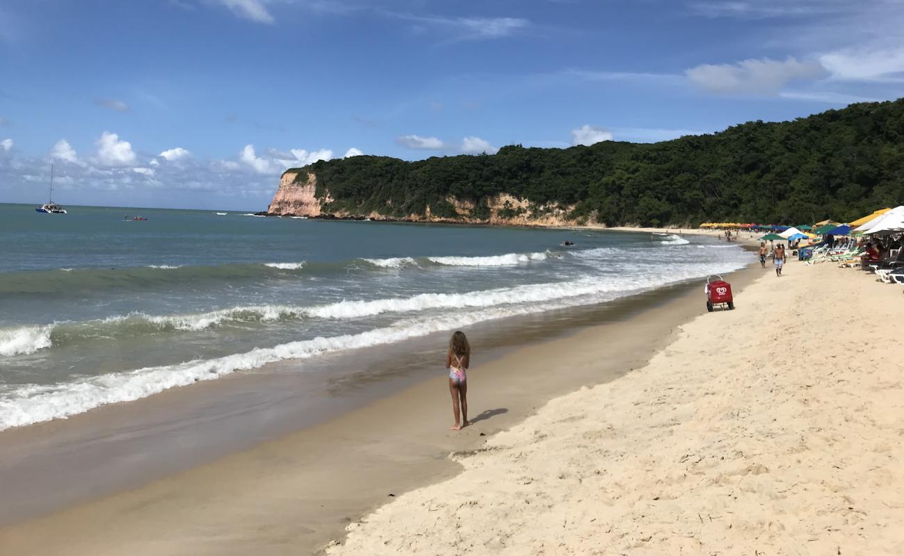 Madeiro Plajı'in fotoğrafı parlak kum yüzey ile