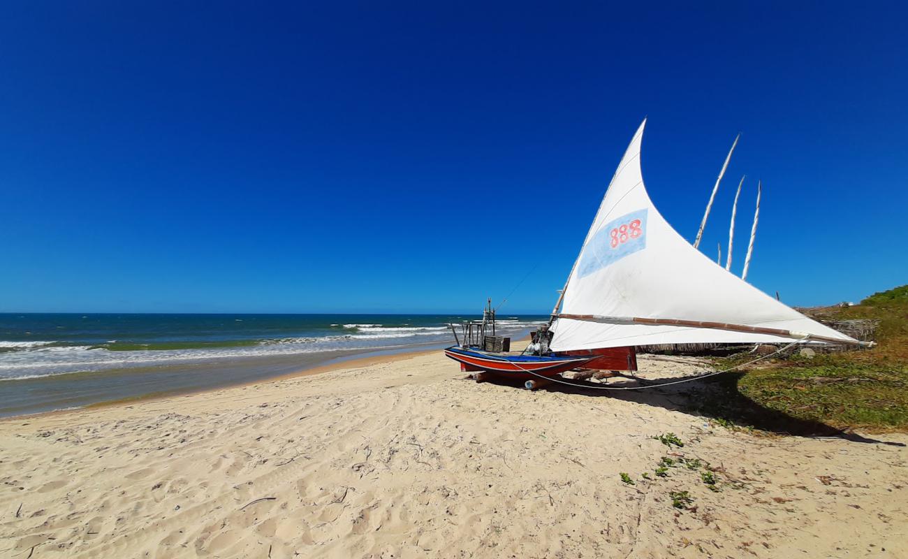 Praia do Uruau'in fotoğrafı açık bej kum yüzey ile