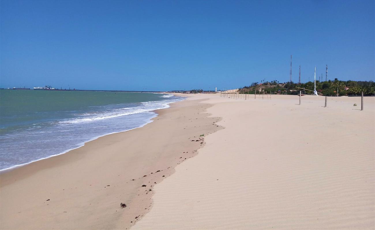 Praia do Pecem'in fotoğrafı i̇nce bej kum yüzey ile