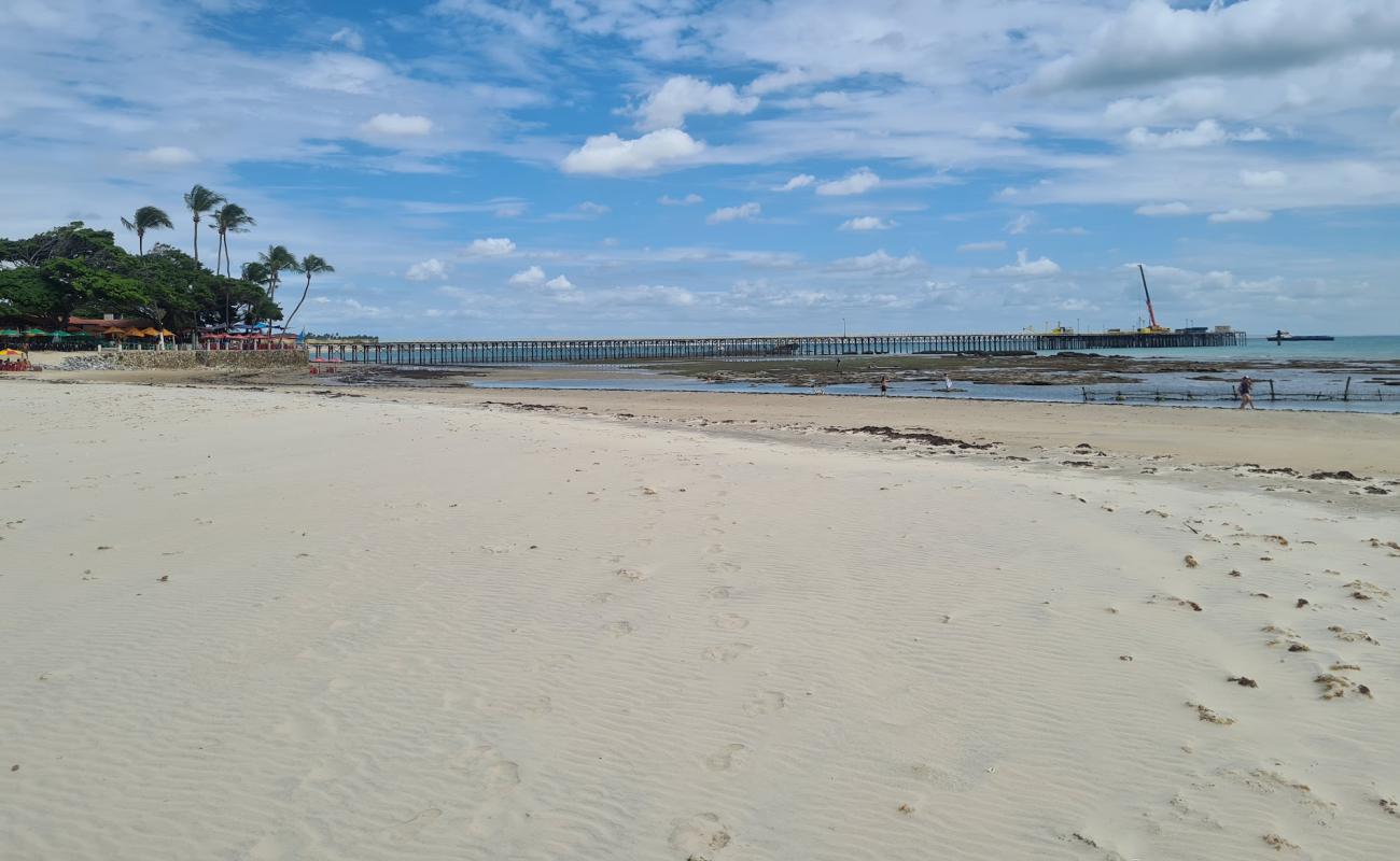 Praia da Pedra Rachada'in fotoğrafı açık bej kum yüzey ile