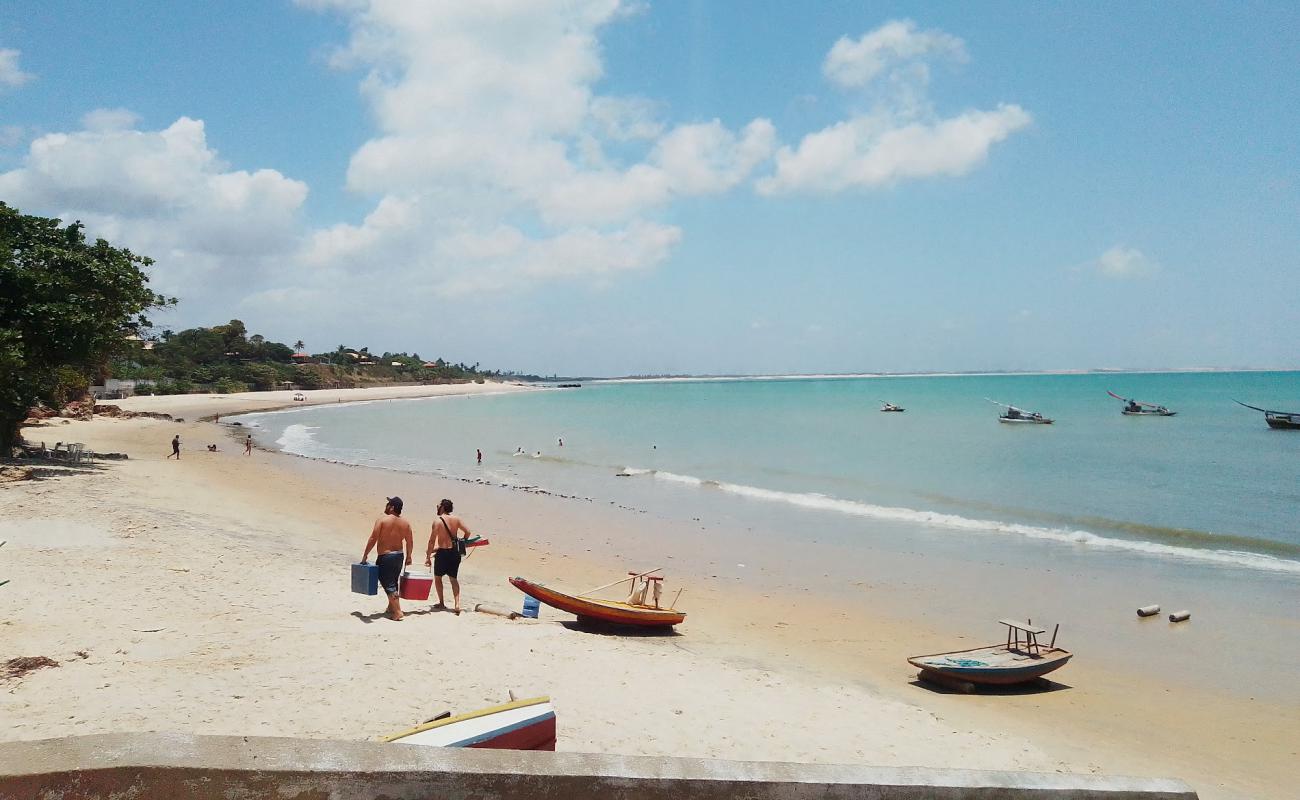 Praia da Bica'in fotoğrafı parlak kum yüzey ile