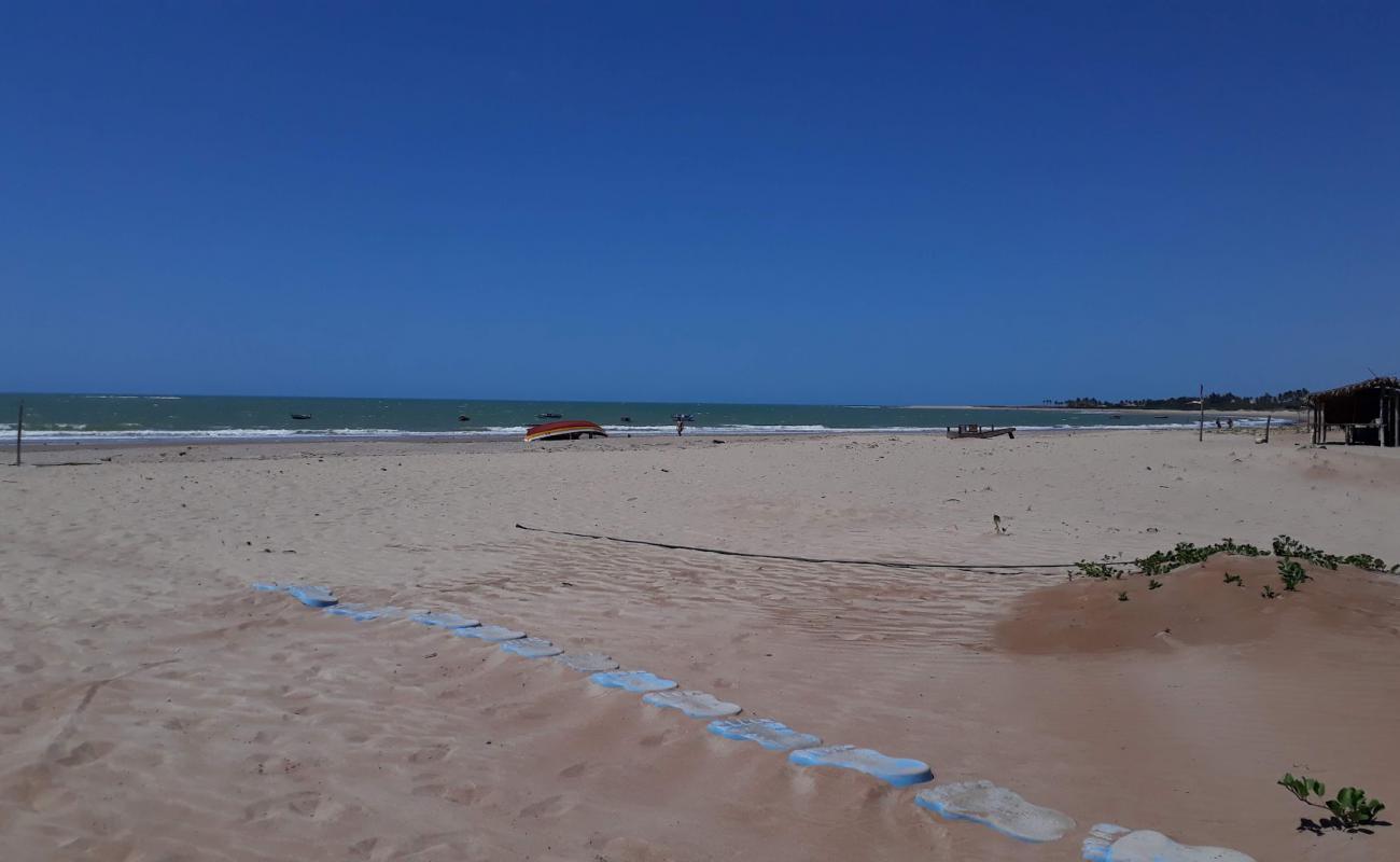 Praia de Coqueiro'in fotoğrafı parlak kum yüzey ile