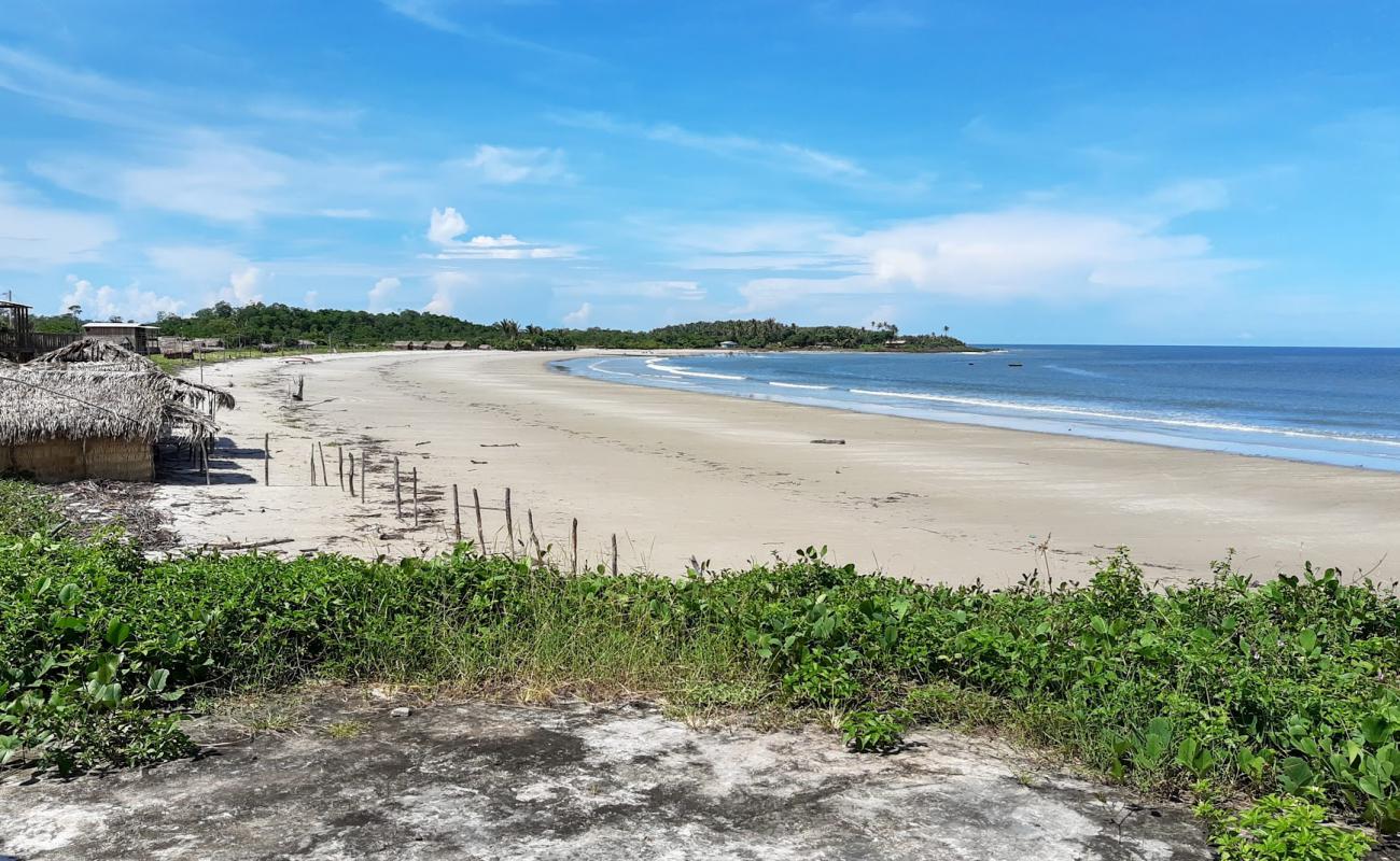 Praia de Araoca'in fotoğrafı i̇nce bej kum yüzey ile