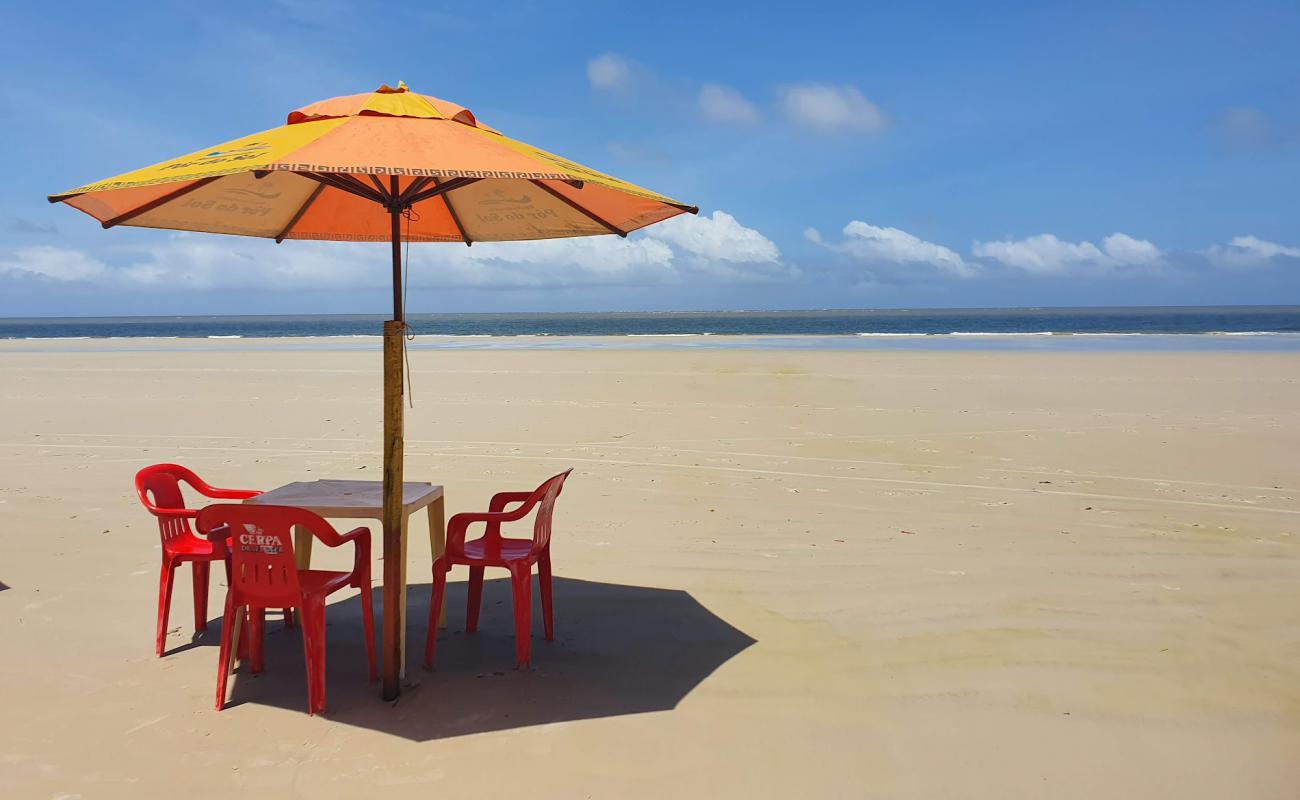 Praia do Algodoal'in fotoğrafı parlak kum yüzey ile