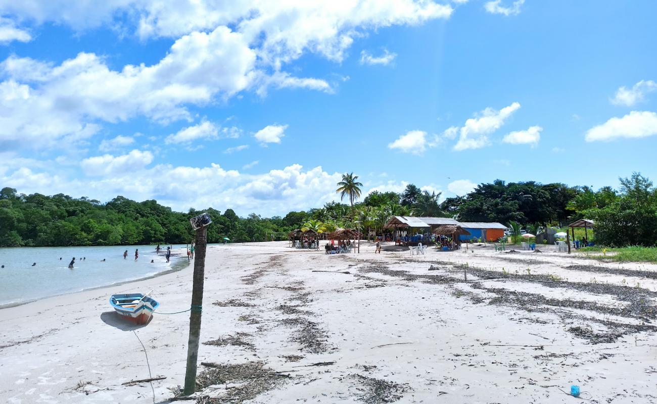Praia de Santa Maria'in fotoğrafı açık bej kum yüzey ile