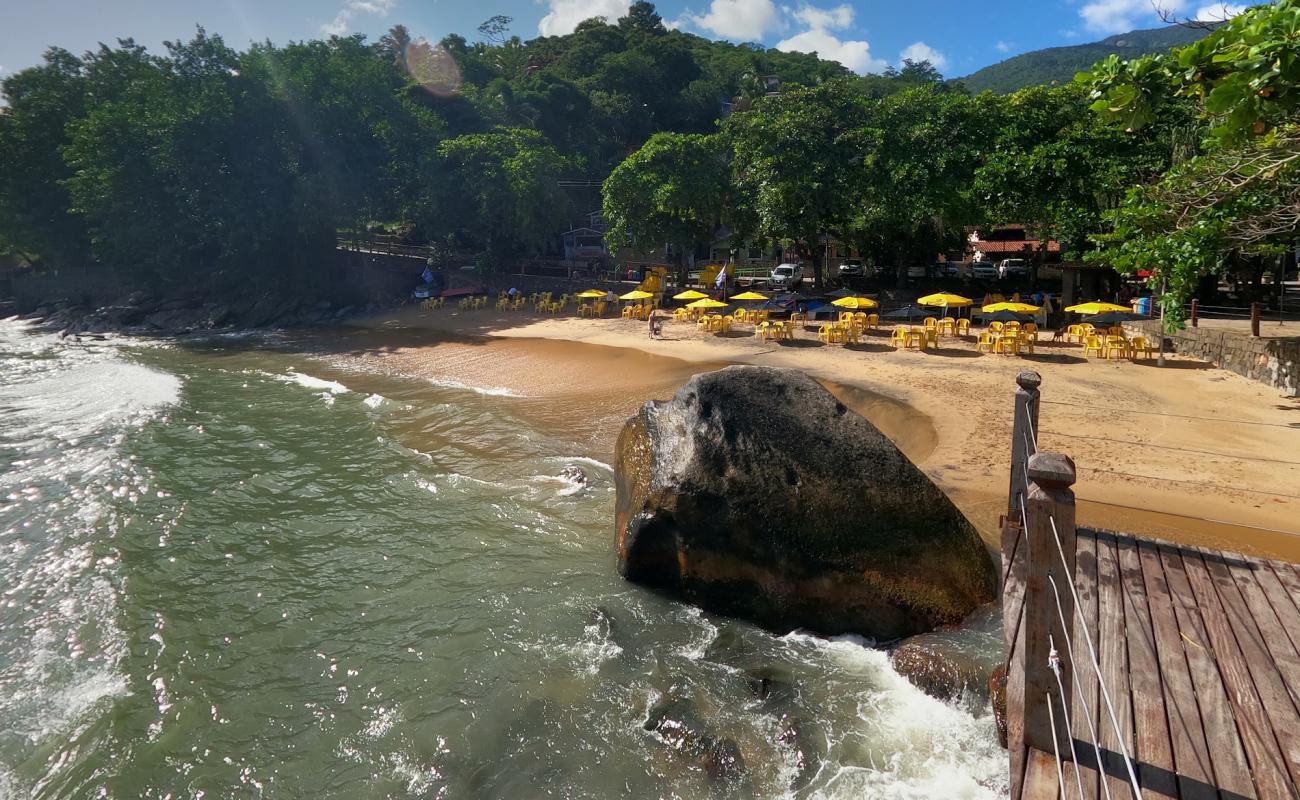 Praia do Portinho'in fotoğrafı açık bej kum yüzey ile