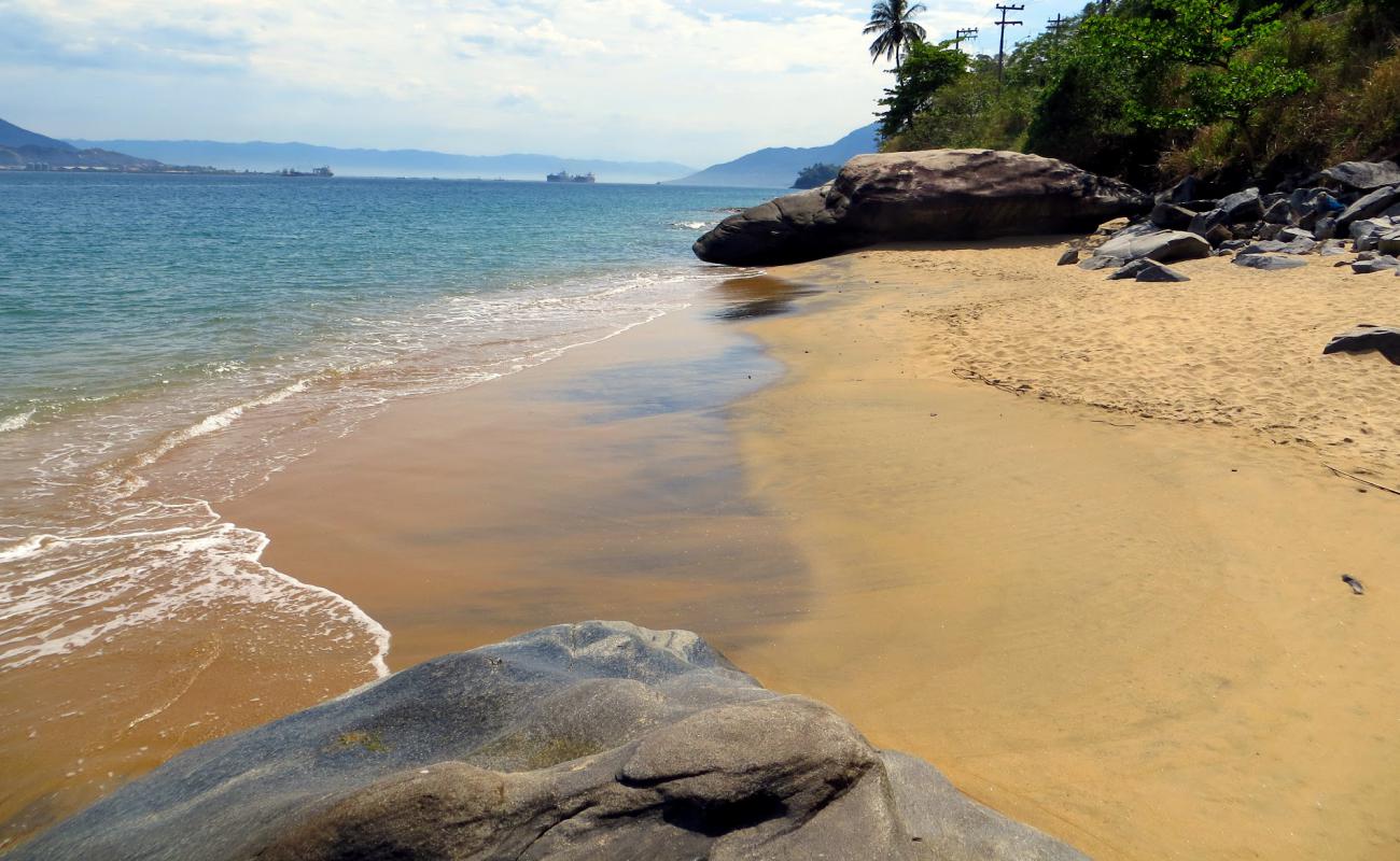 Praia Brava'in fotoğrafı açık bej kum yüzey ile