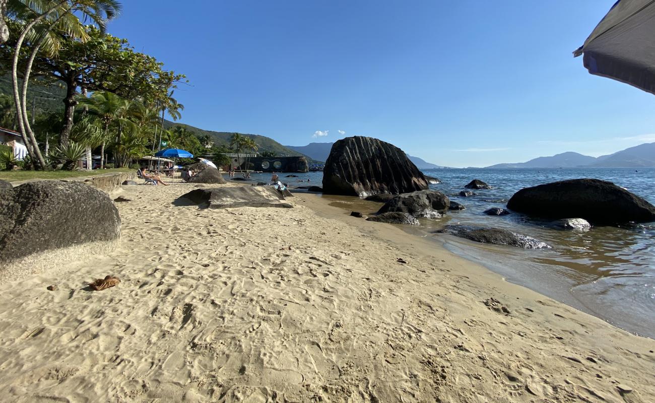 Praia do Viana'in fotoğrafı parlak kum yüzey ile