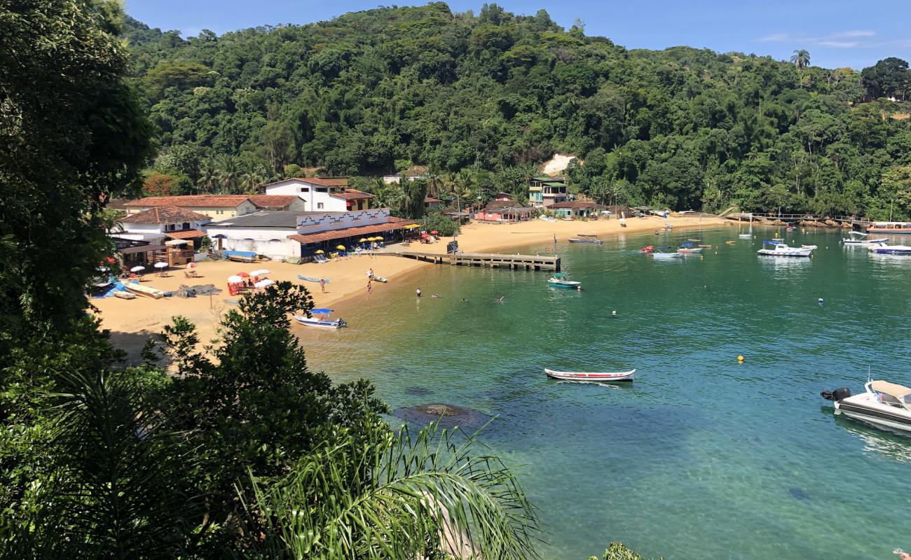 Praia Vermelha'in fotoğrafı açık bej kum yüzey ile