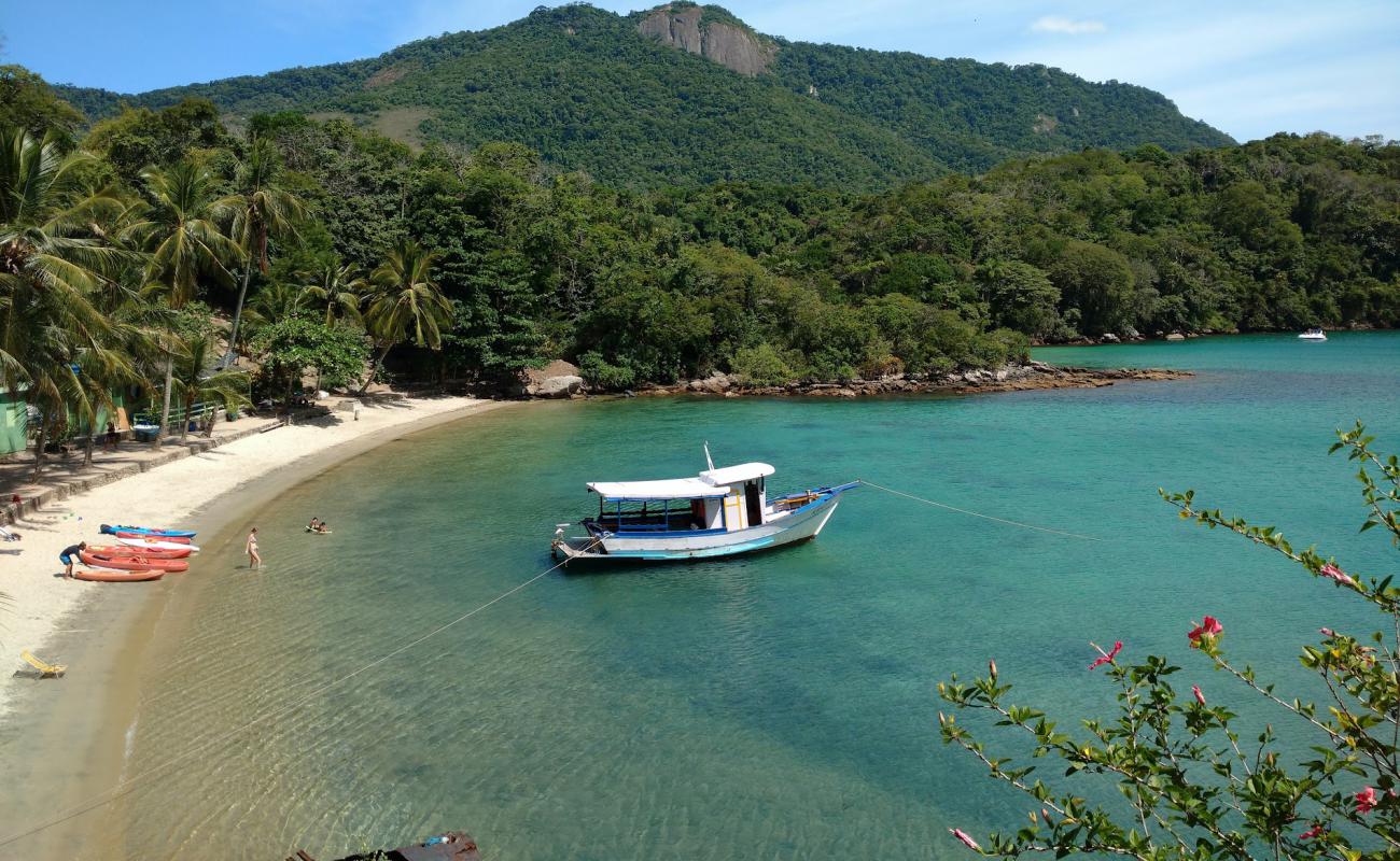 Praia Dos Macacos'in fotoğrafı i̇nce bej kum yüzey ile