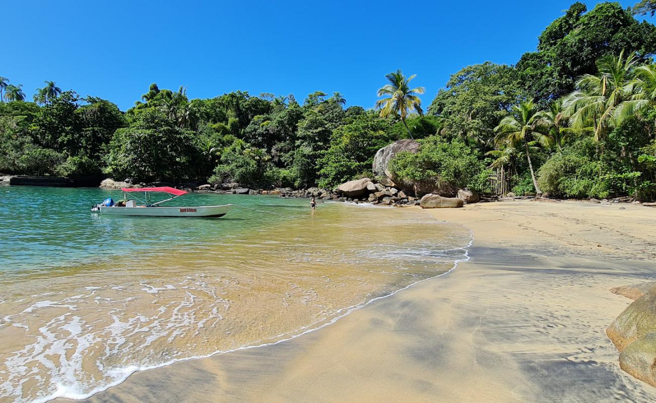 Praia do Jacinto'in fotoğrafı parlak ince kum yüzey ile