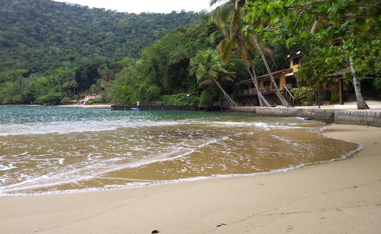 Praia do Sobrado'in fotoğrafı açık bej kum yüzey ile