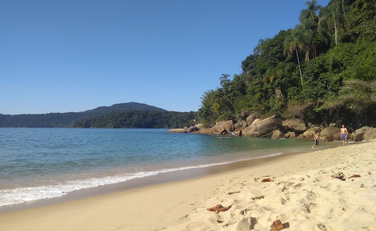 Praia Brava'in fotoğrafı parlak kum yüzey ile