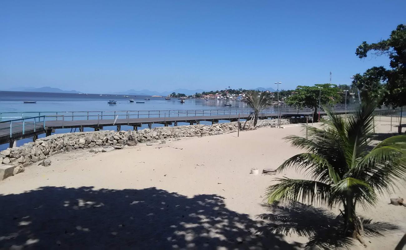 Praia da Pedra de Guaratiba'in fotoğrafı parlak kum yüzey ile