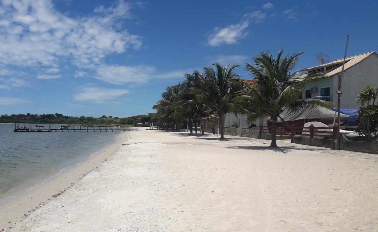 Praia do Balneario'in fotoğrafı açık bej kum yüzey ile