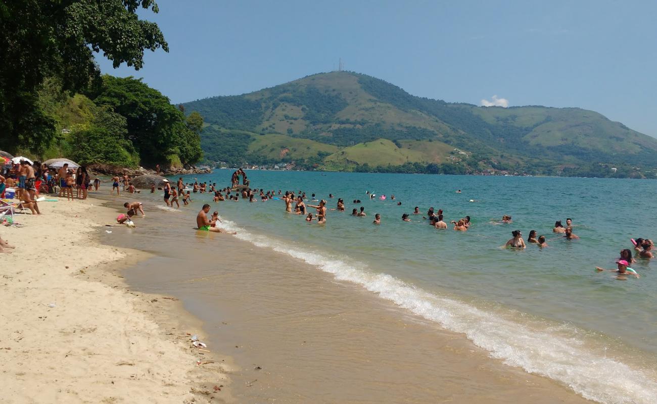 Praia das Eguas'in fotoğrafı i̇nce bej kum yüzey ile