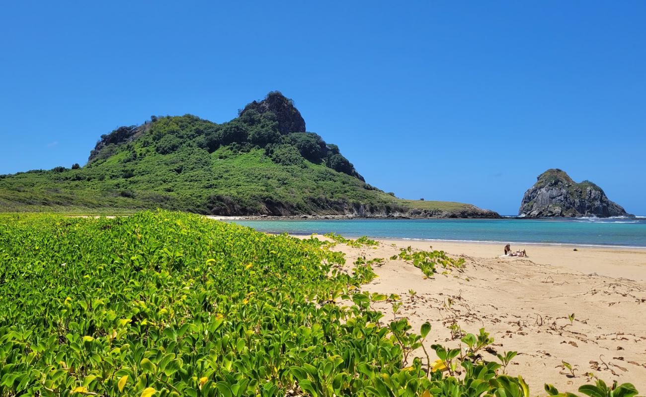 Praia do Sueste'in fotoğrafı parlak kum yüzey ile