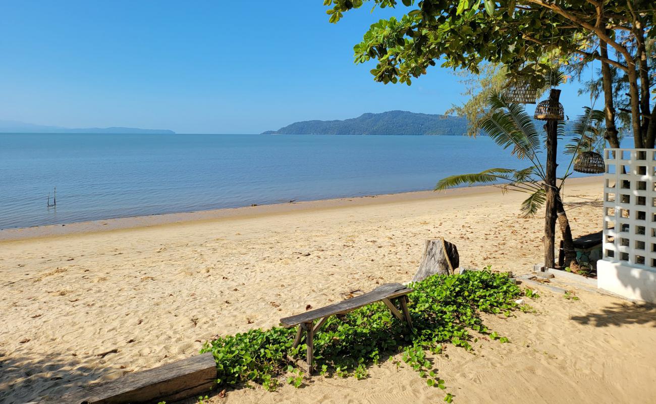 Pak Bara Beach'in fotoğrafı açık bej kum yüzey ile