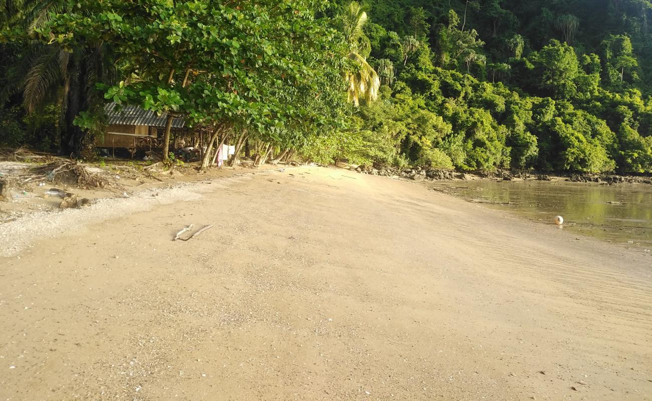 Makaren Bay Beach'in fotoğrafı parlak kum ve kayalar yüzey ile