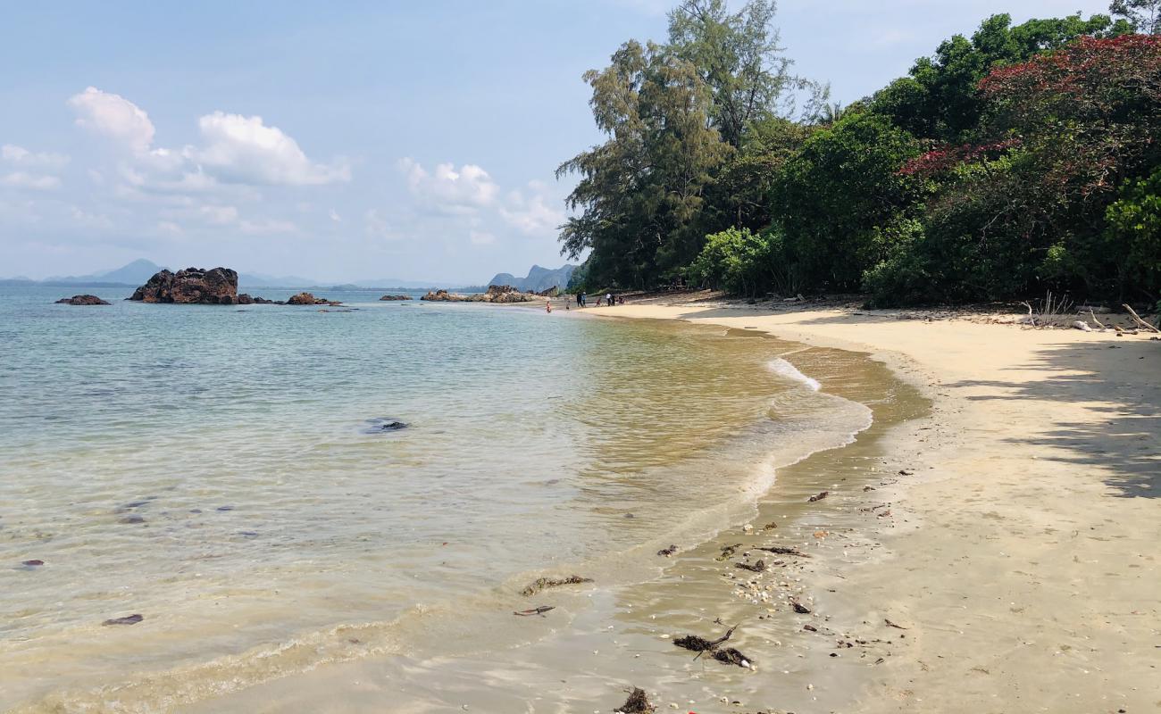 Stone Bridge Beach'in fotoğrafı açık bej kum yüzey ile