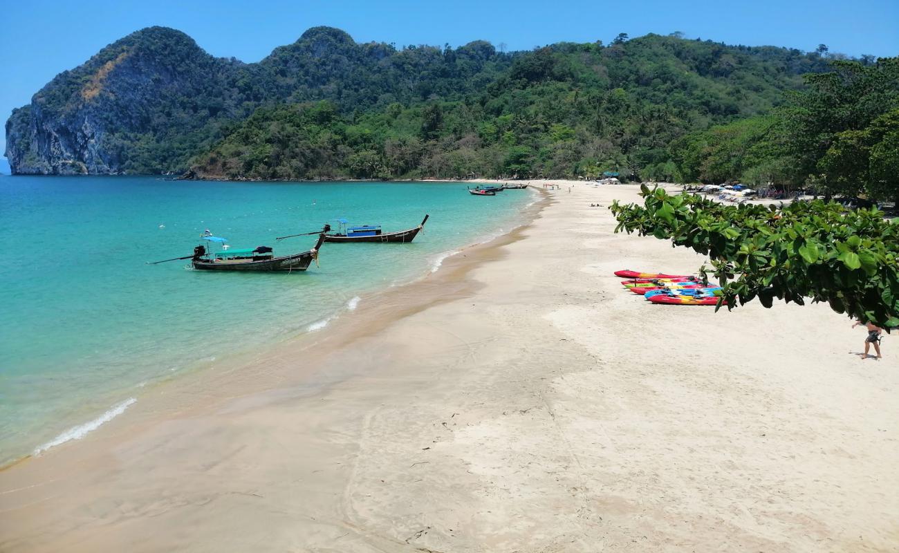 Garnet Beach'in fotoğrafı parlak kum yüzey ile