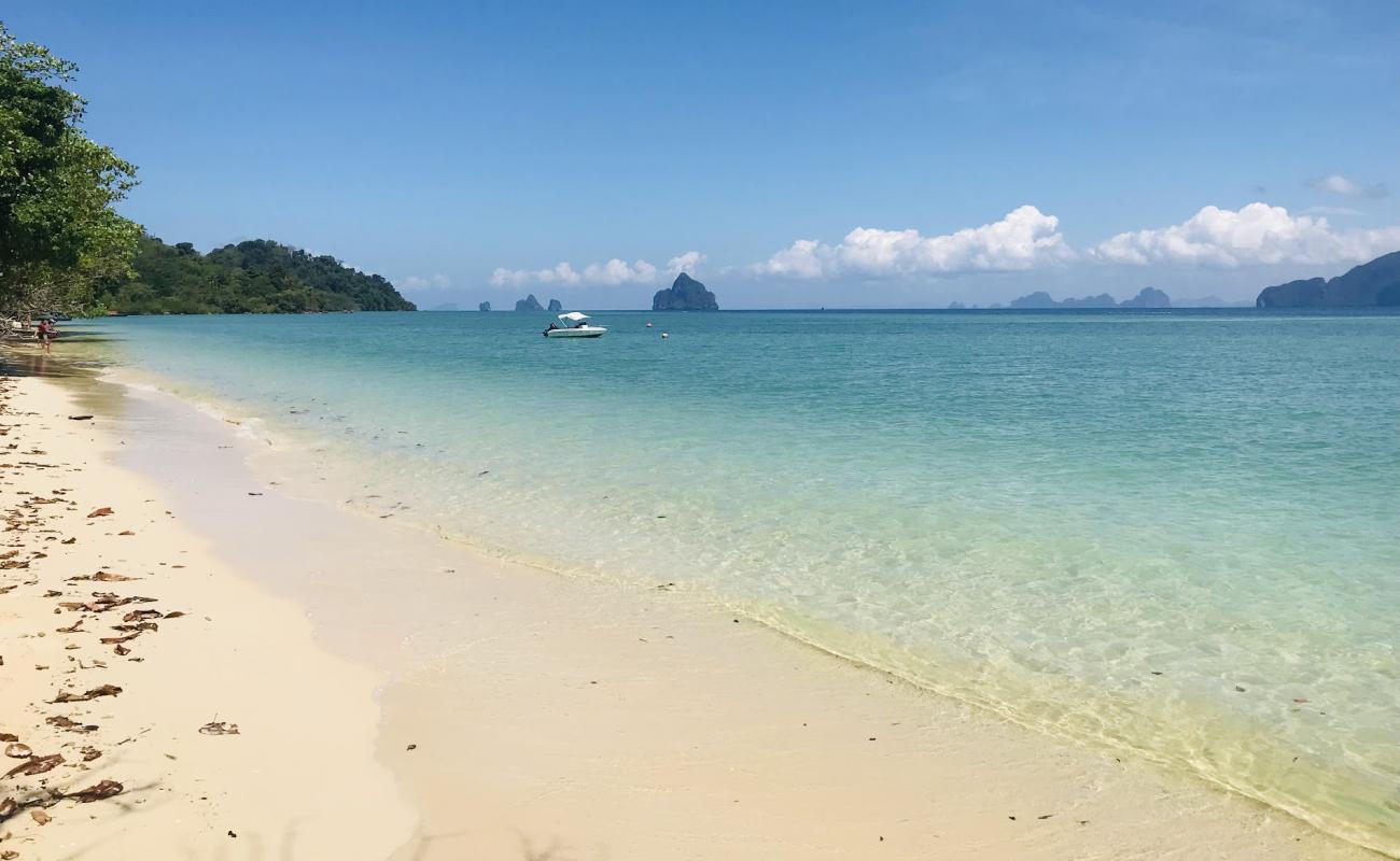 Reef Resort Kradan Beach'in fotoğrafı beyaz ince kum yüzey ile