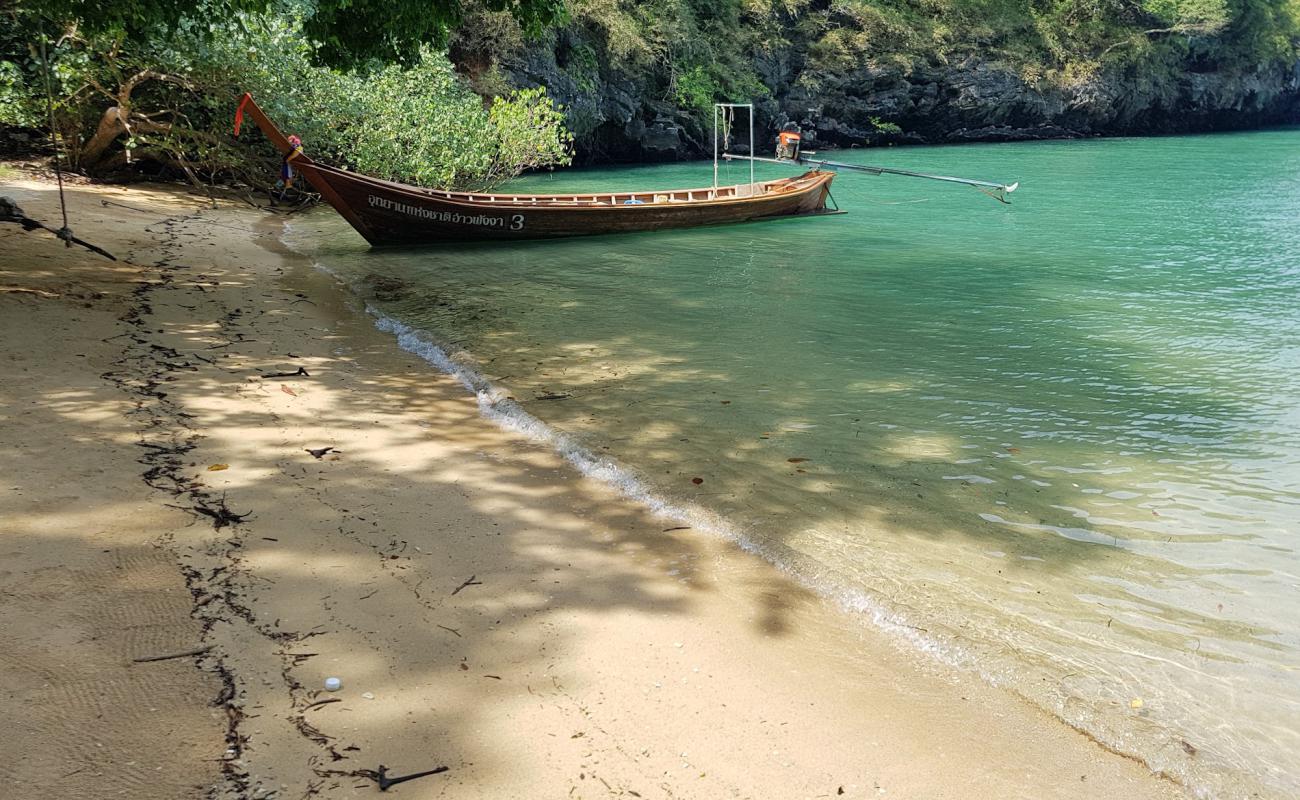 Kian Bay Beach'in fotoğrafı parlak kum ve kayalar yüzey ile