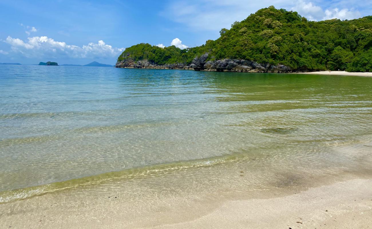 Lok Kam Bay Beach'in fotoğrafı açık bej kum yüzey ile