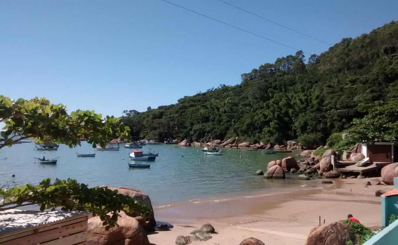 Praia Da Leca'in fotoğrafı açık bej kum yüzey ile