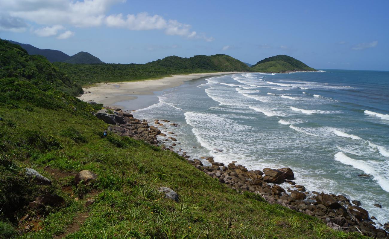 Praia da Laje'in fotoğrafı i̇nce bej kum yüzey ile