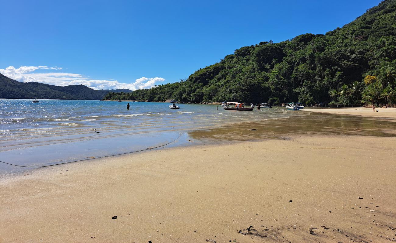 Praia do Cruzeiro'in fotoğrafı açık bej kum yüzey ile
