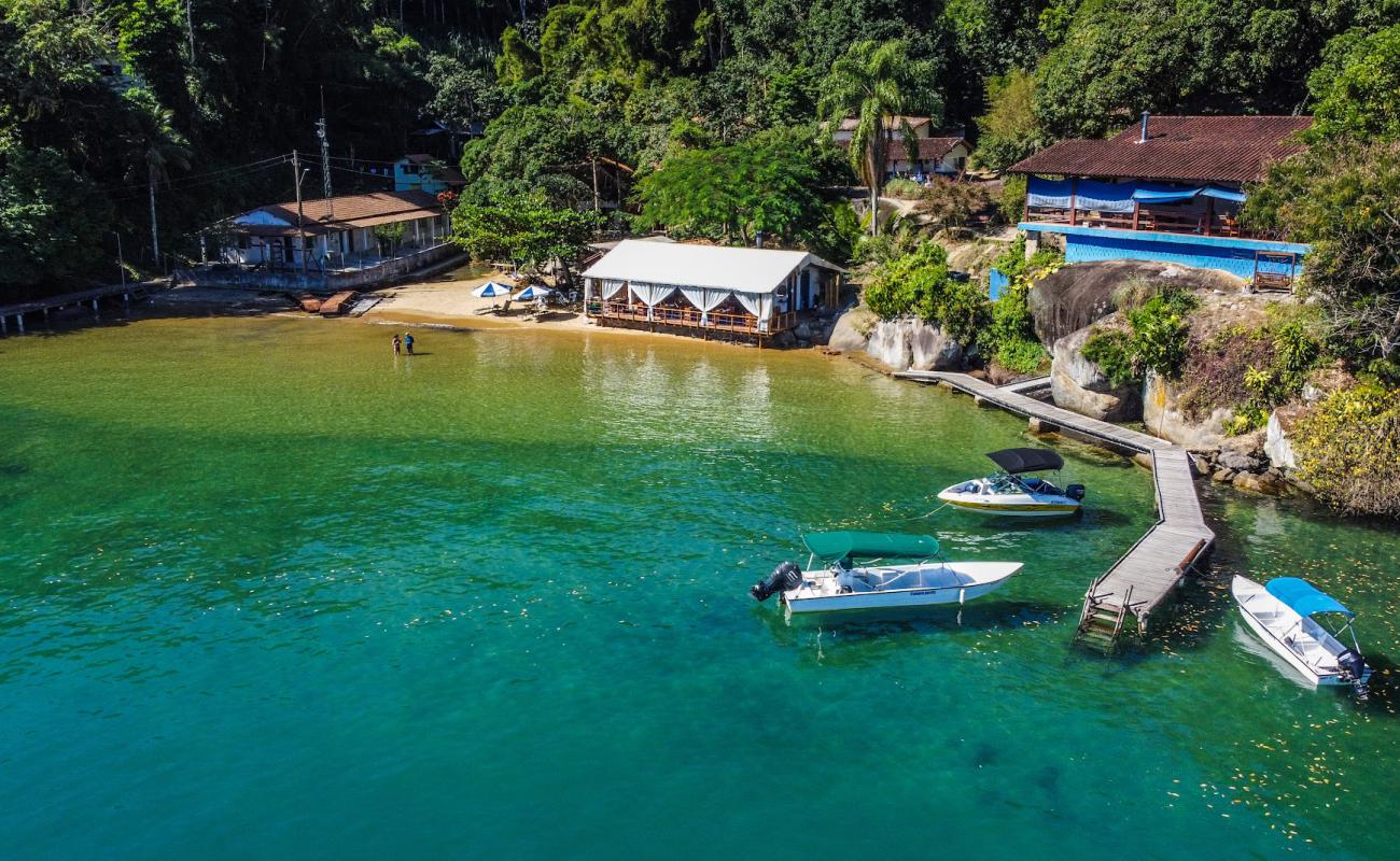Praia Paraiso da Luz'in fotoğrafı açık bej kum yüzey ile