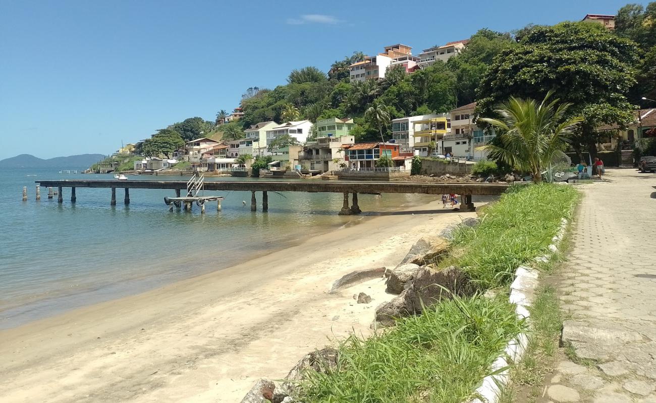 Praia da Ponte Ibicui'in fotoğrafı açık bej kum yüzey ile