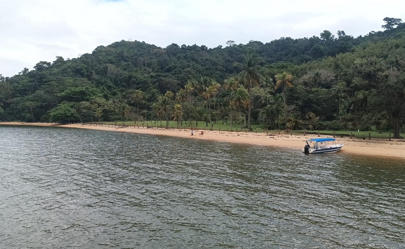 Praia da Agua Mineral'in fotoğrafı açık bej kum yüzey ile
