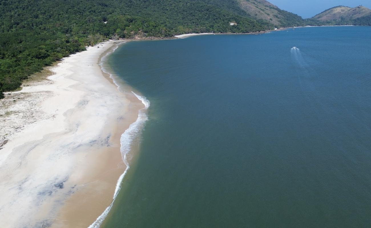 Praia Grande Marambaia'in fotoğrafı açık bej kum yüzey ile