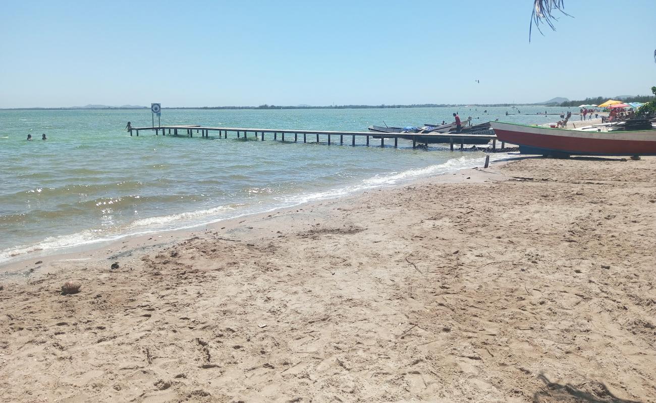 Lagoa de Monte Alto Beach'in fotoğrafı açık bej kum yüzey ile