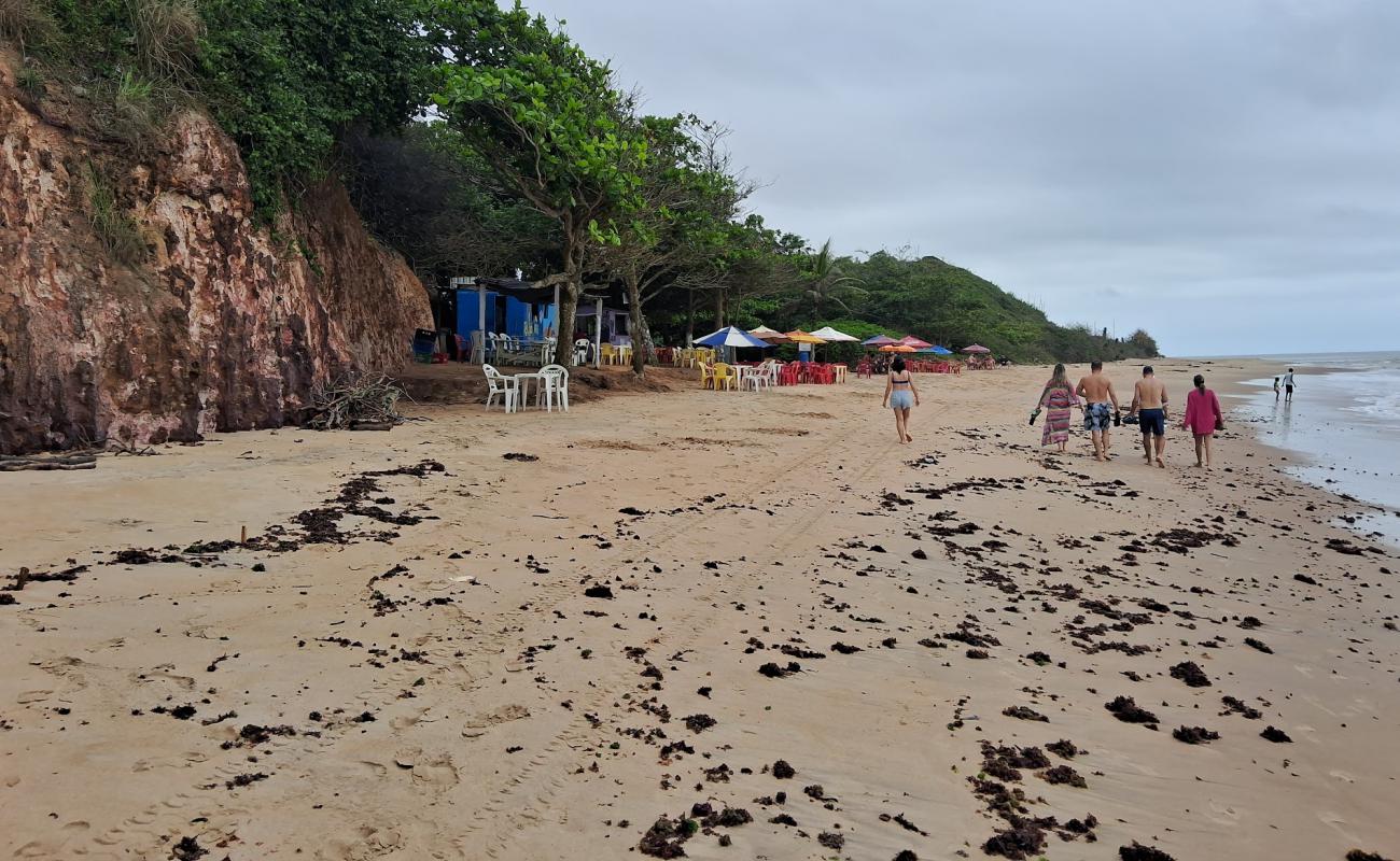 Praia Das Pitas'in fotoğrafı açık bej kum yüzey ile